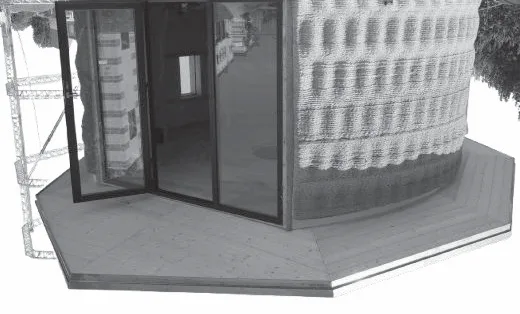 On-site installation of printed component